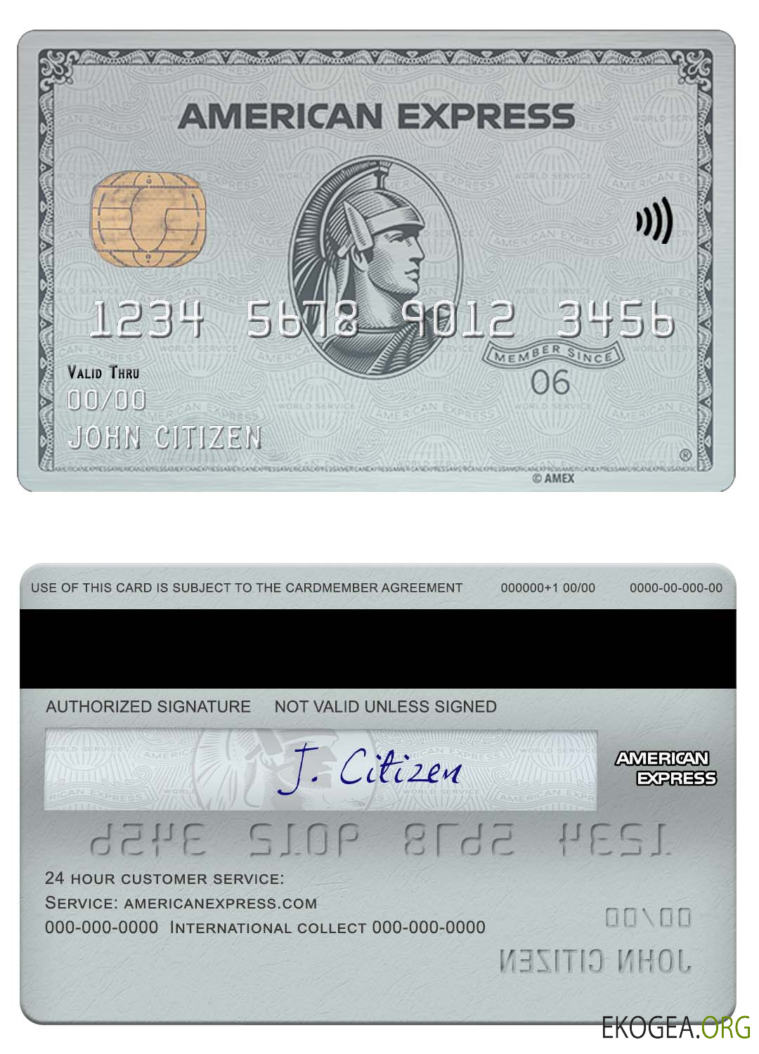 Carte de platine American Express de la banque HSBC des États Unis